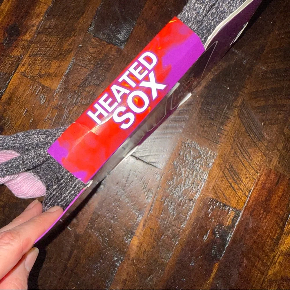 Women Heated Sox Thermal Insulated Winter Heavy Duty Thick Crew Socks 9-11 New